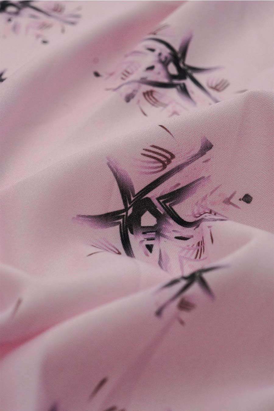 Pink Auralith Printed Sleeveless Dress