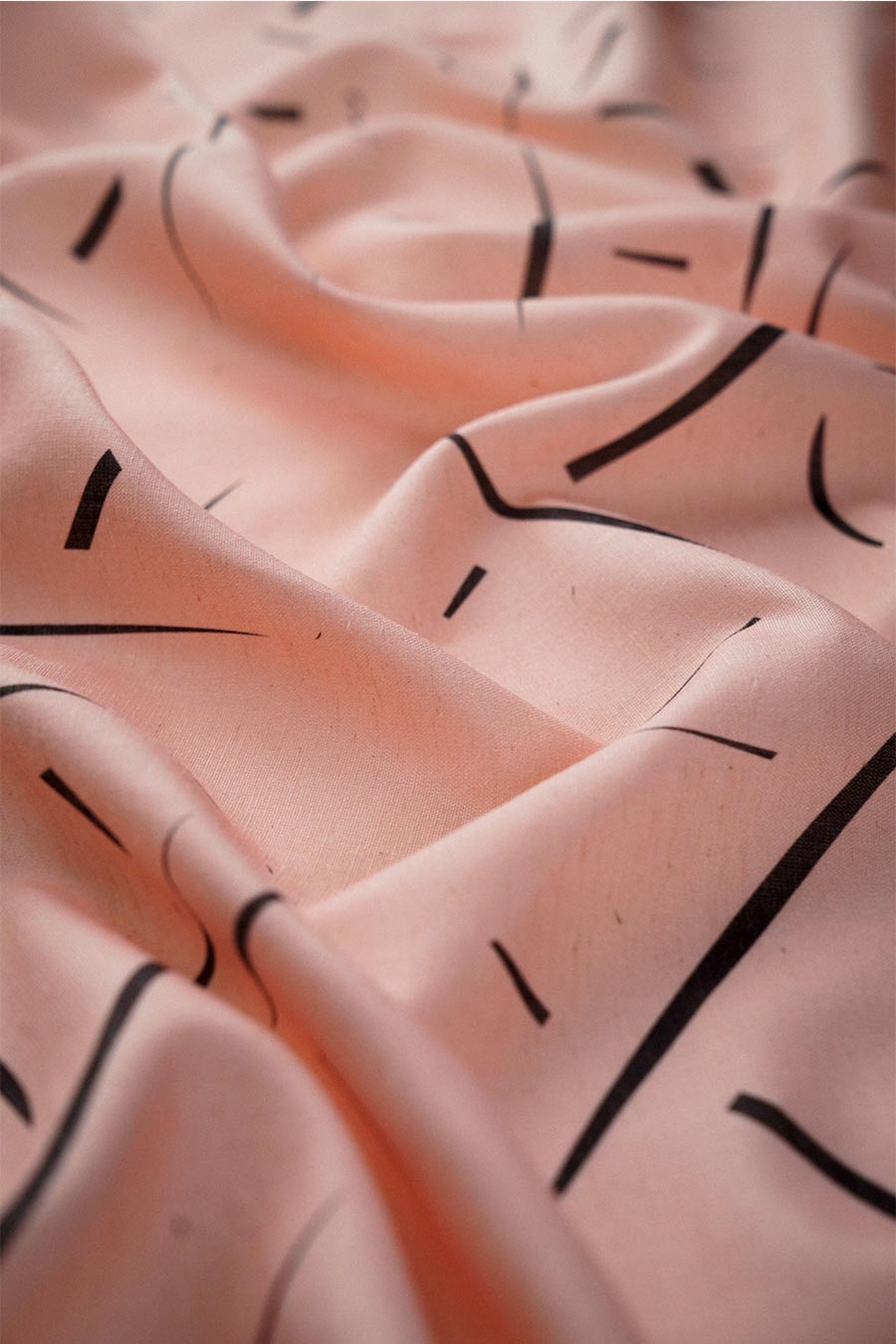Peach Rough Notes Printed Maxi Dress