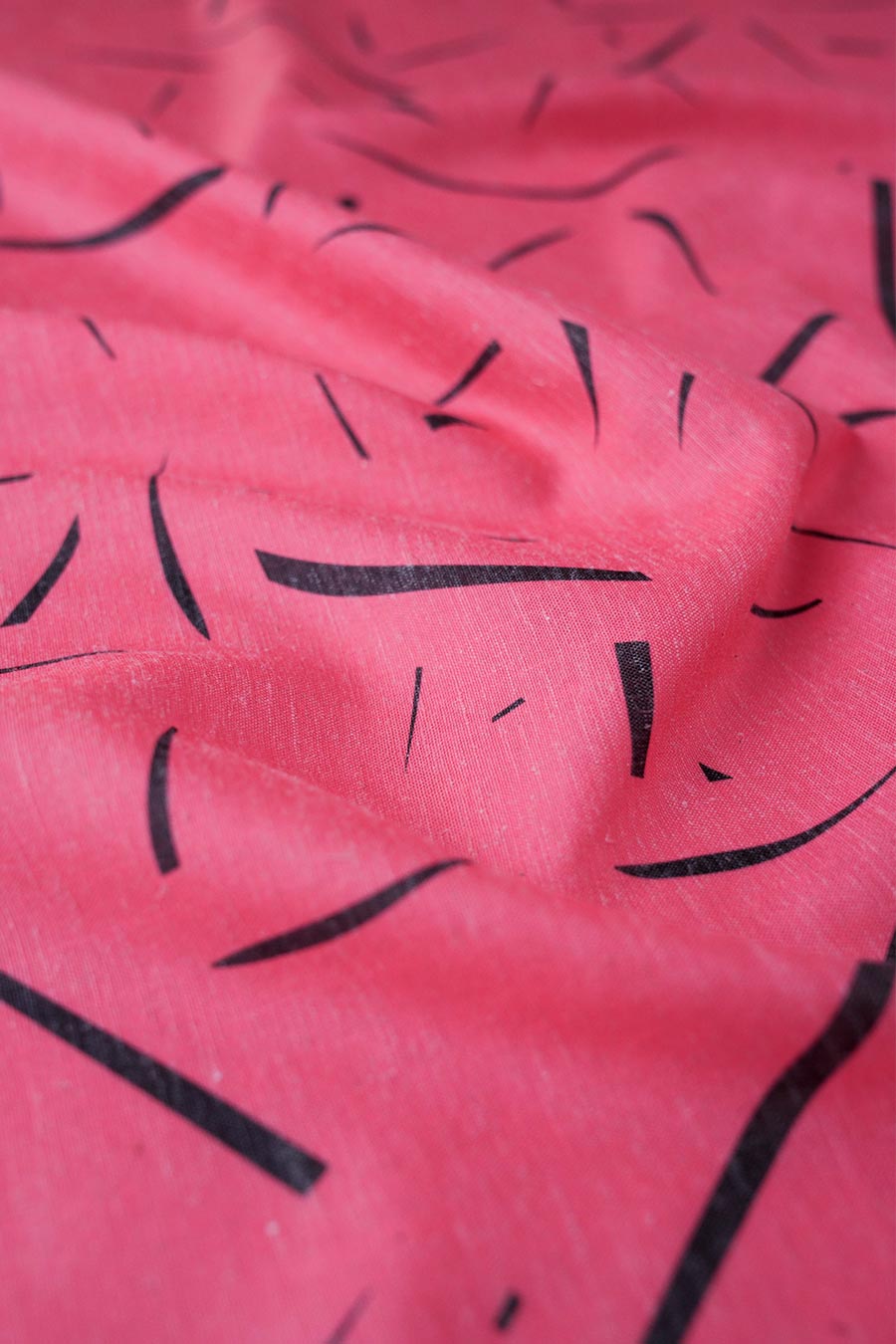 Pink Rough Notes Printed Maxi Dress