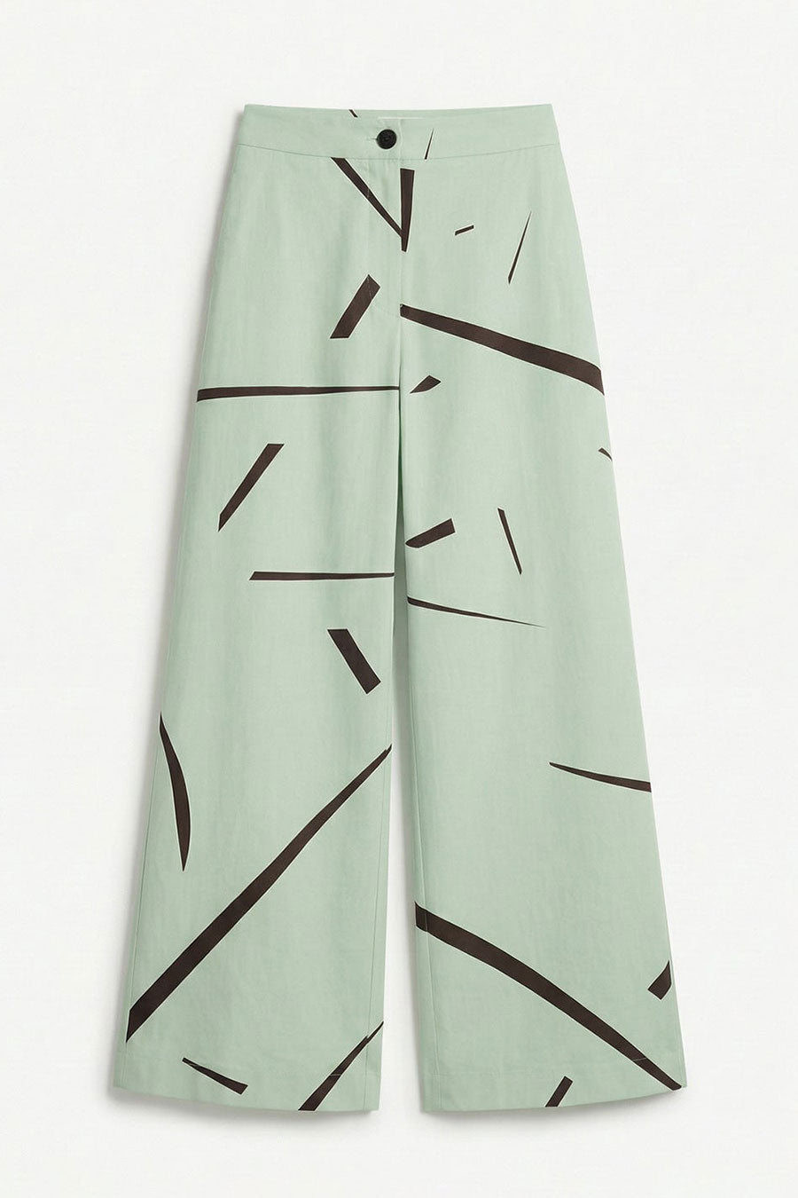 Mint Rough Notes Printed Wide Pants
