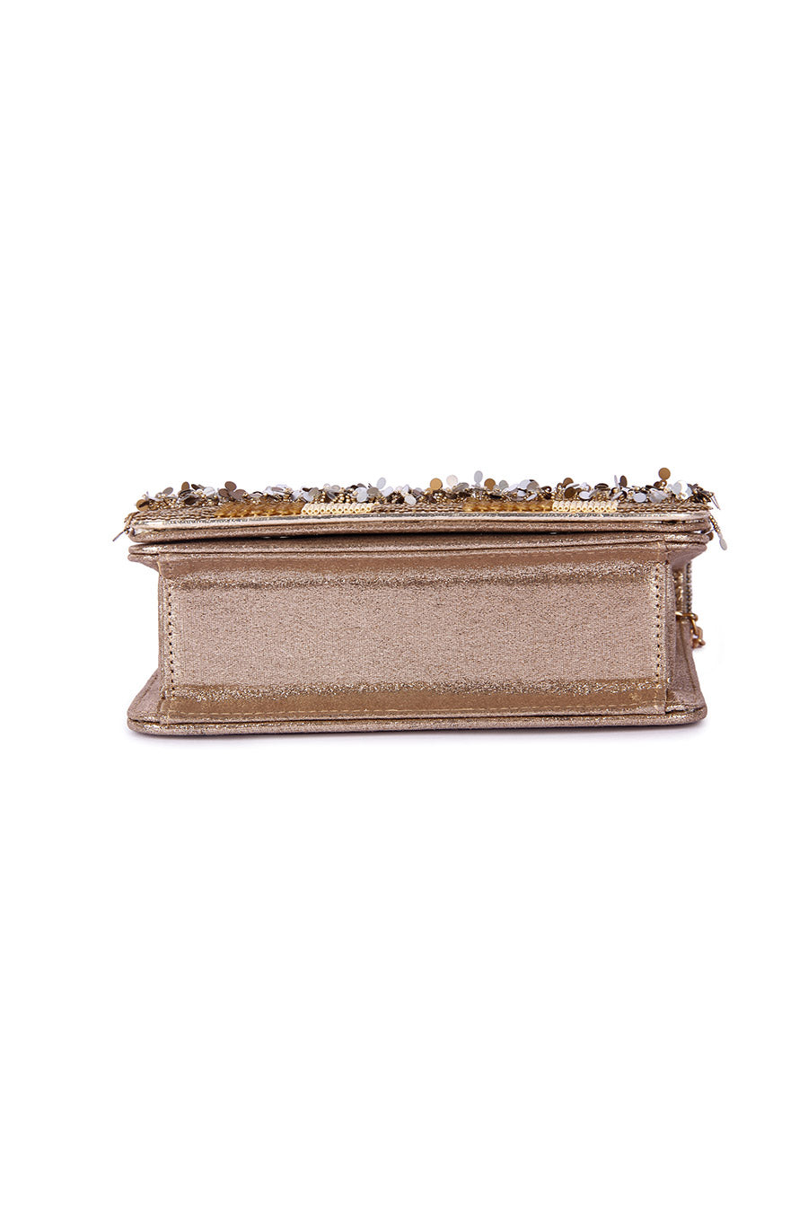 Multicolour Khikhir Sequins Embroidered Clutch