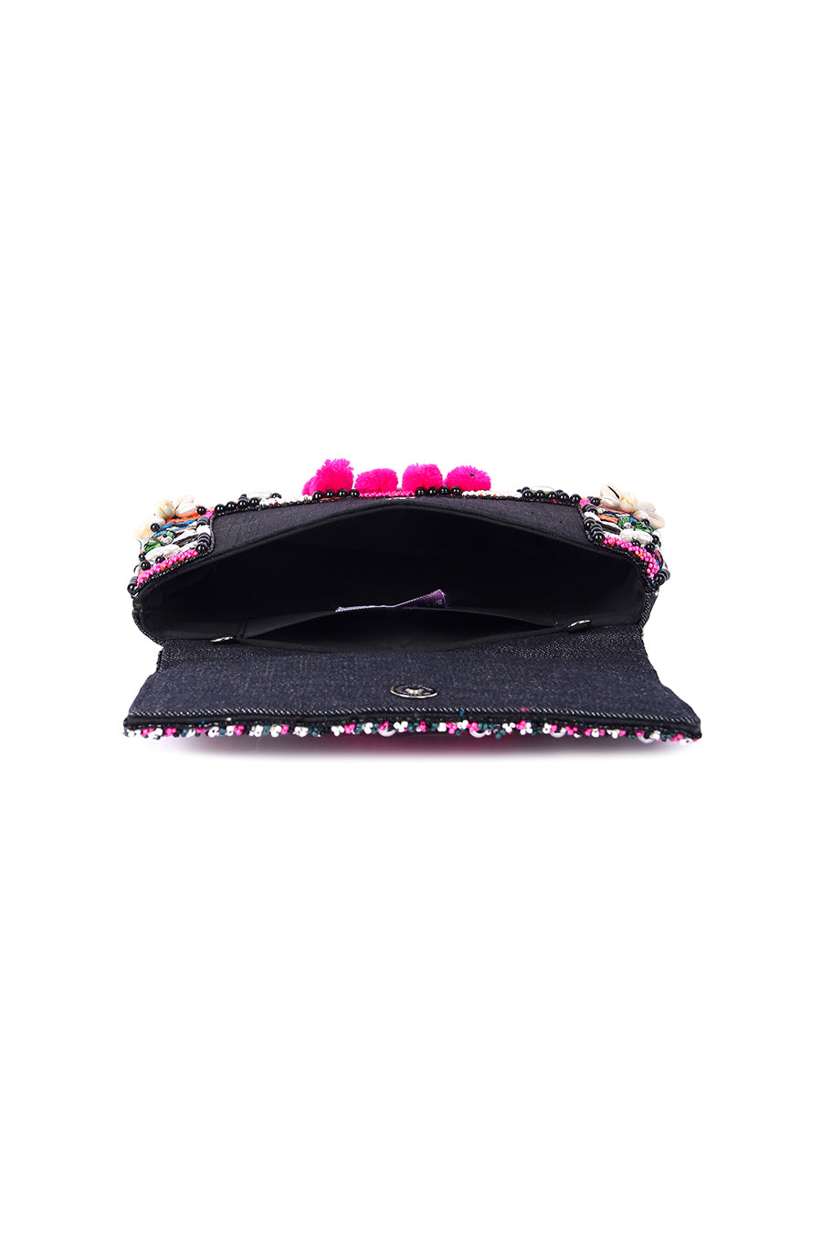 Multicolour Beachy Boho Clutch