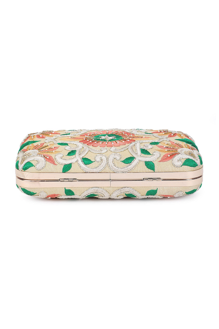 Off-White Radiant Embroidered Box Clutch