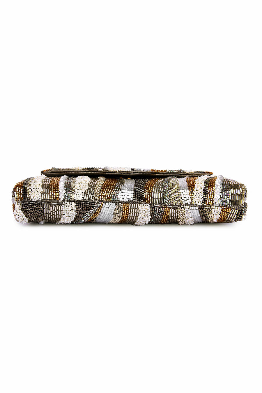 Multicolour Moutjza Hand-Embroidered Clutch