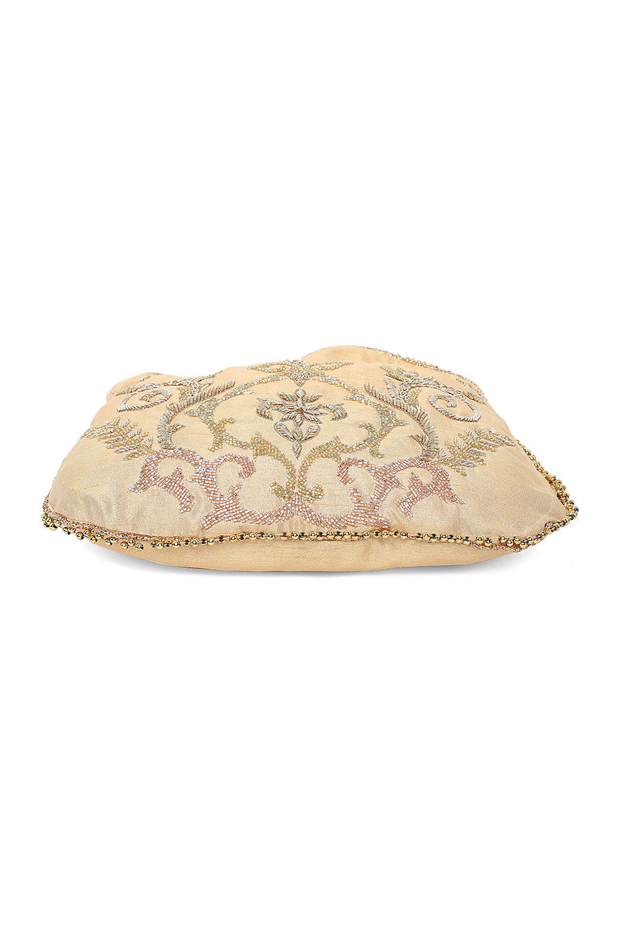 Gold Dreamy Hand-Embroidered Potli