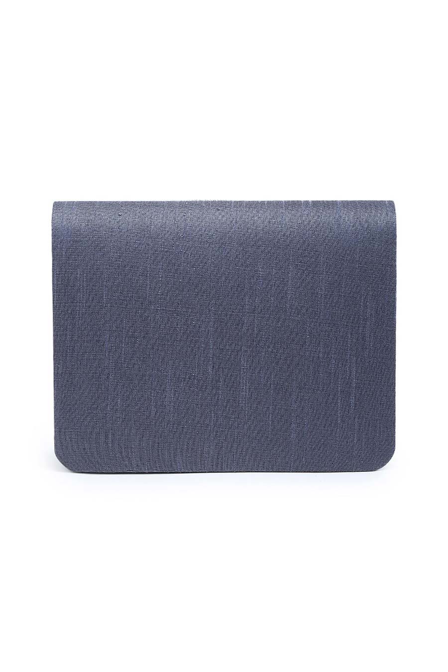 Grey Sequins Toucan Clutch
