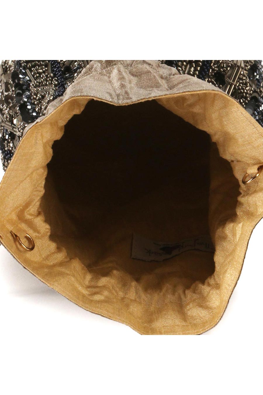 Bronze Wild Fire Hand-Embroidered Potli