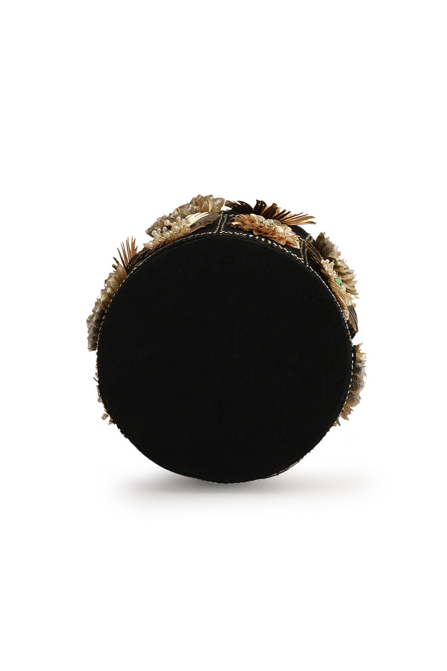 Black Diva Hand-Embroidered Potli