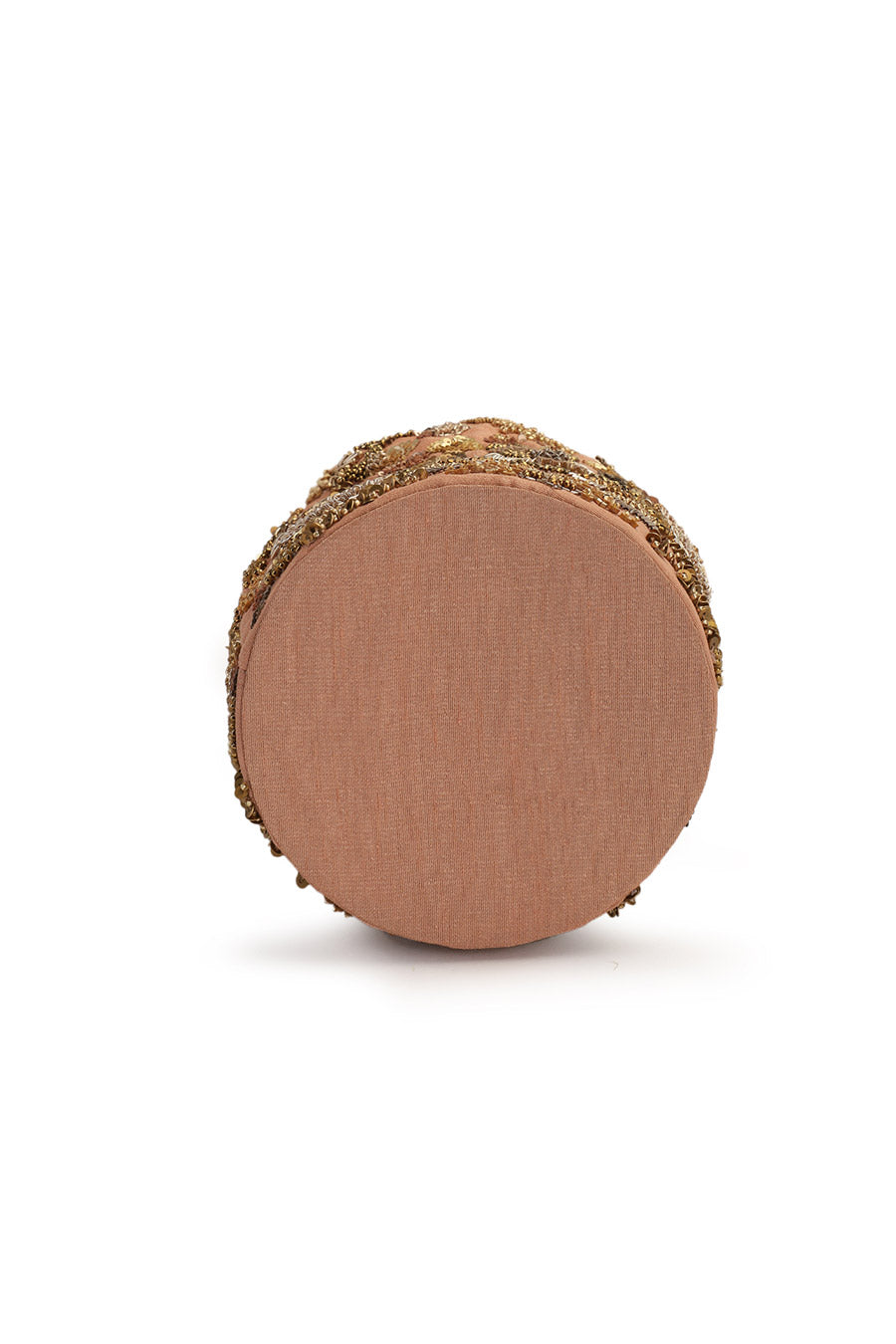 Peach Pancho Hand-Embroidered Potli