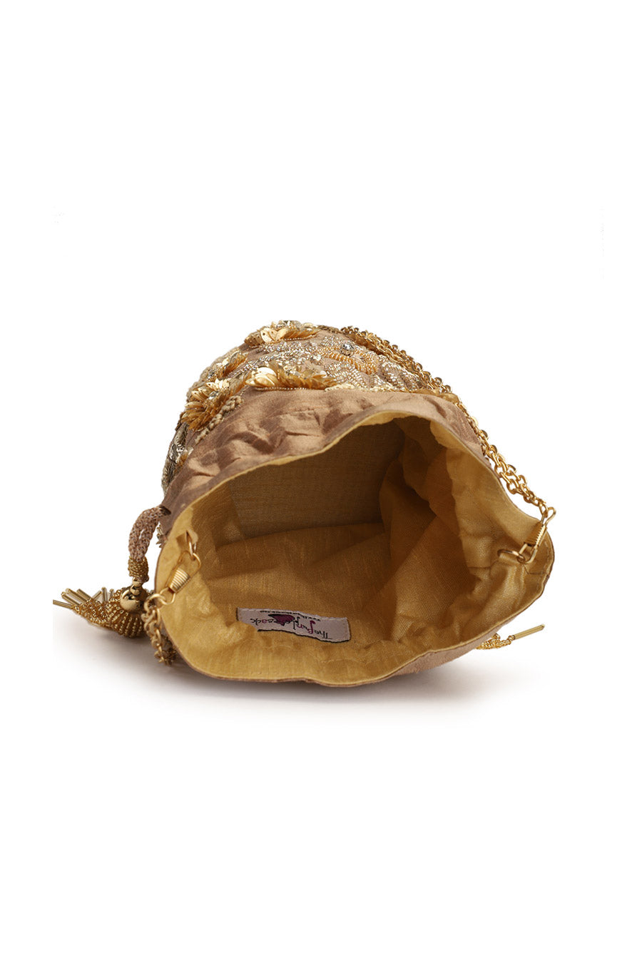 Gold Supreme Hand-Embroidered Potli