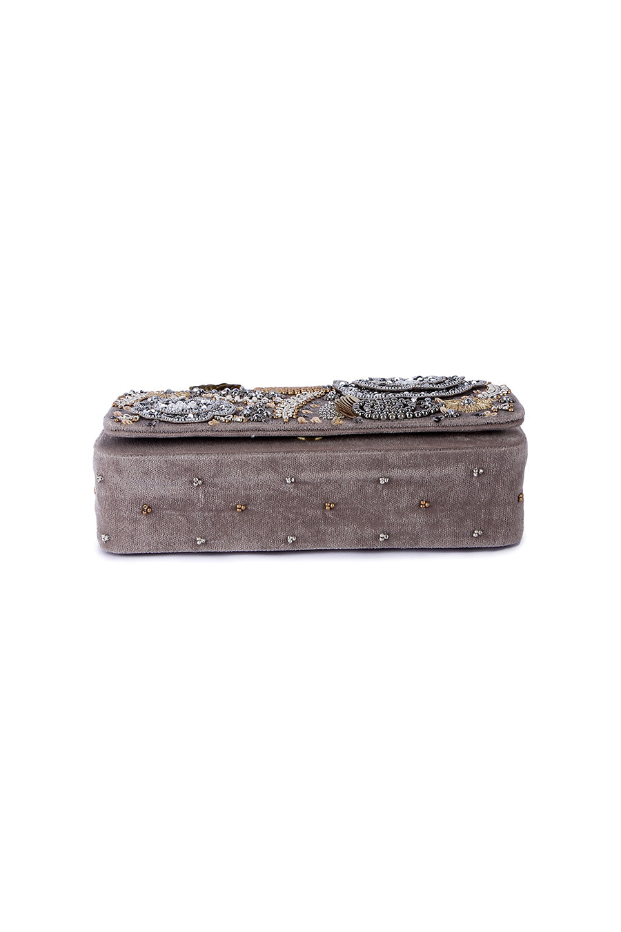 Multicolour Foolwati Embroidered Clutch
