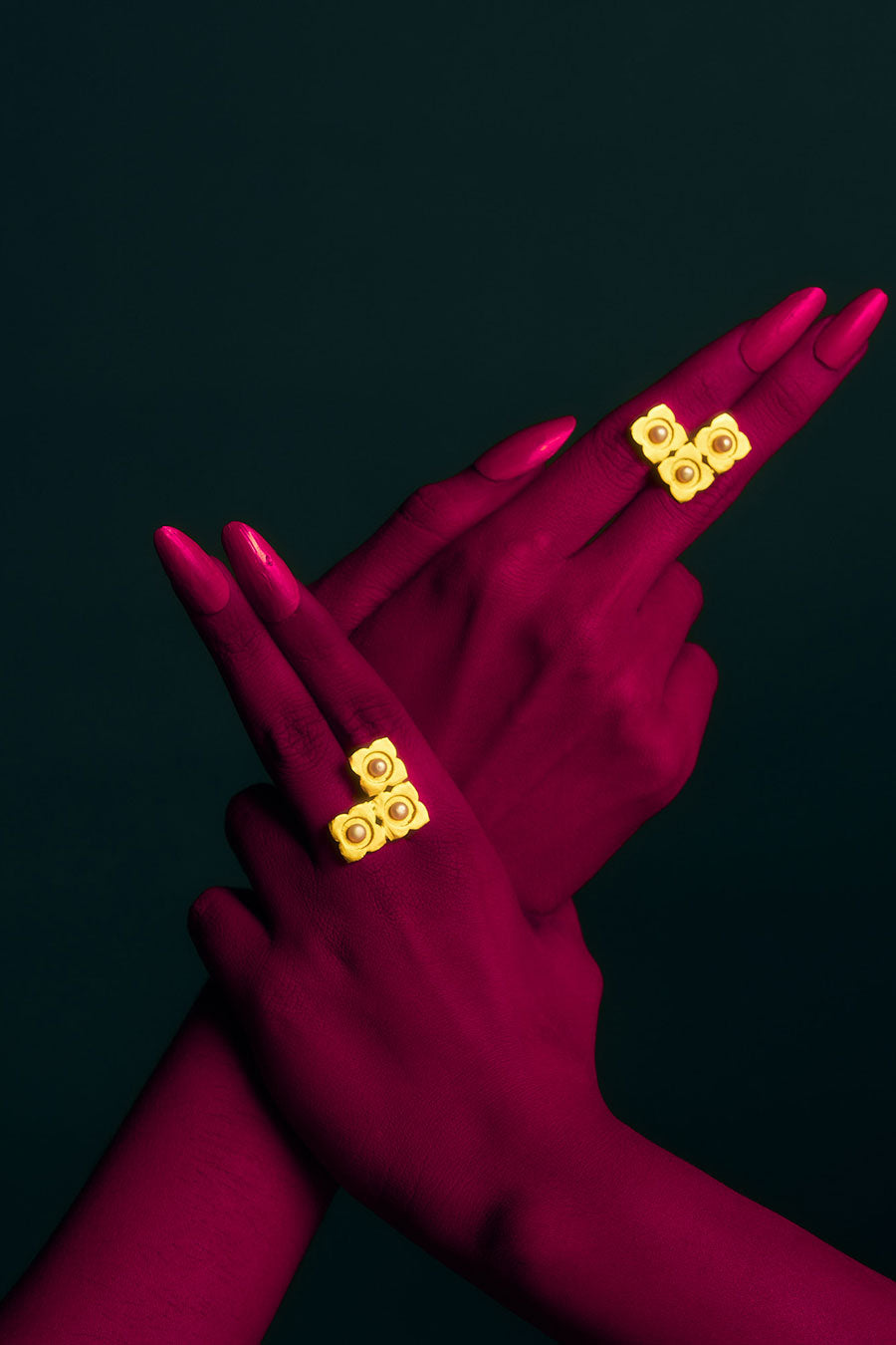 Chameli Gold Plated Earrings