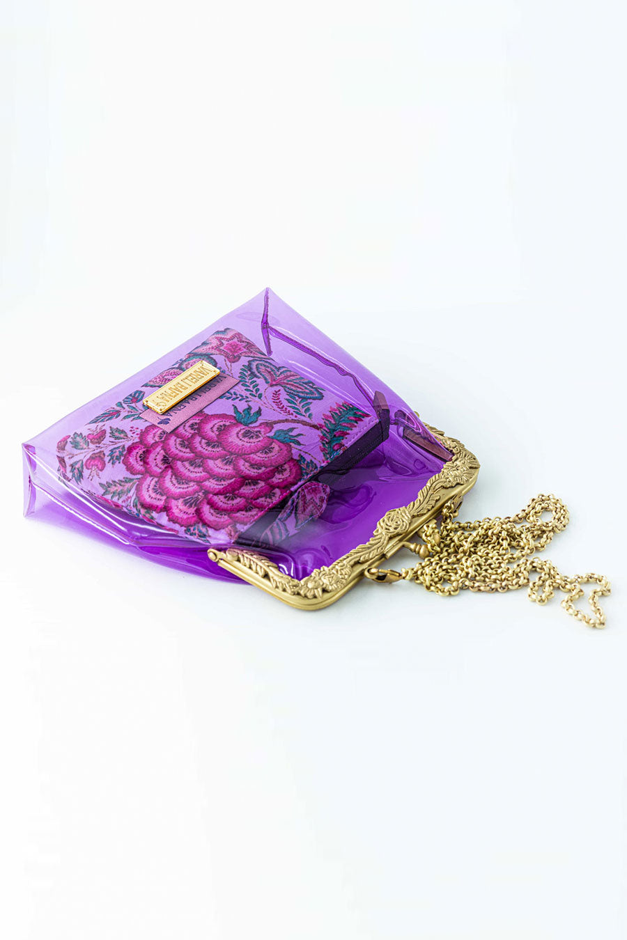 Violet Banafsa Clutch & Pouch Set