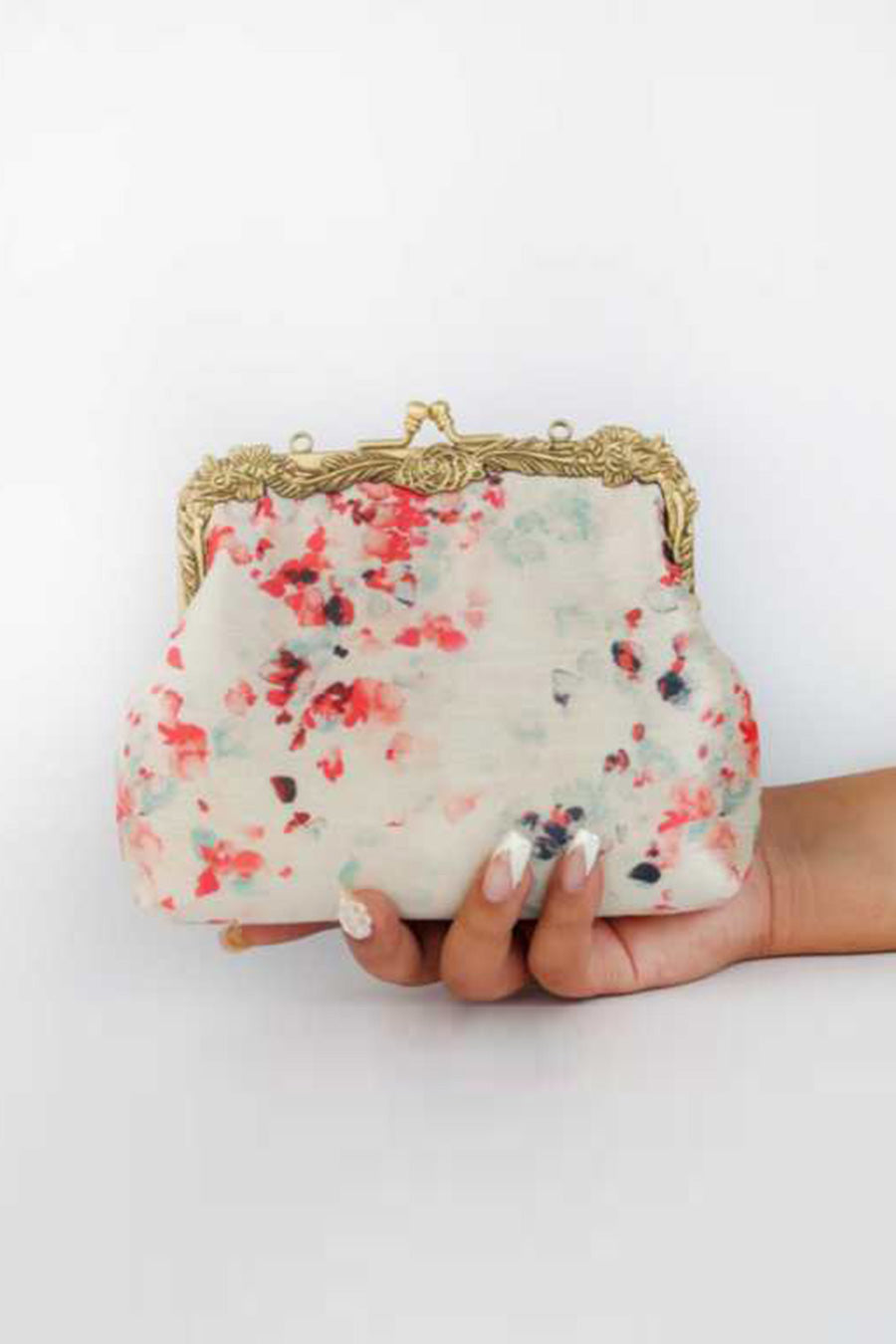 Off-White Chita Printed Clutch
