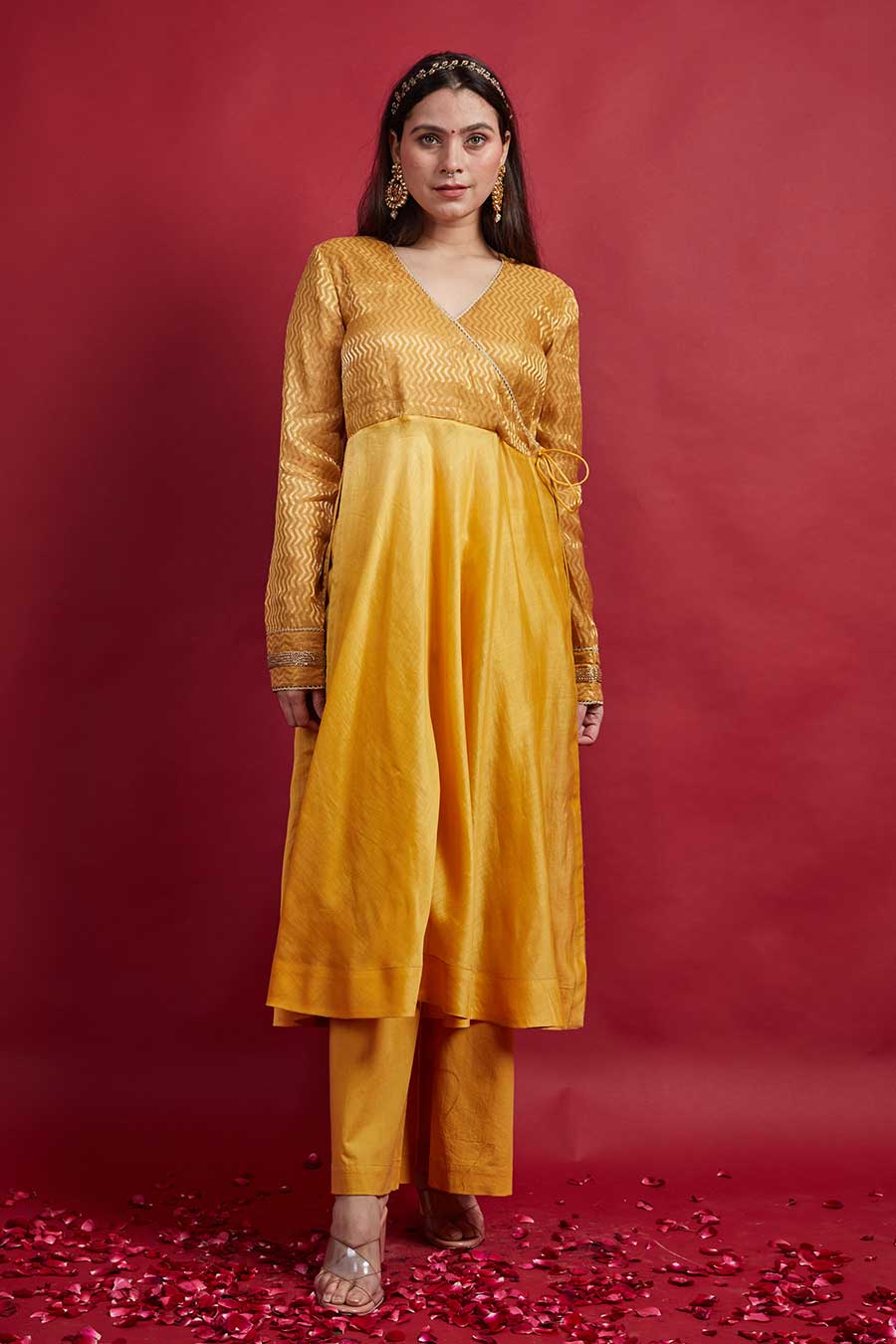 Turmeric Yellow Anarkali Kurta Set