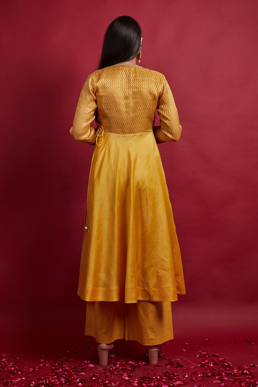 Turmeric Yellow Anarkali Kurta Set