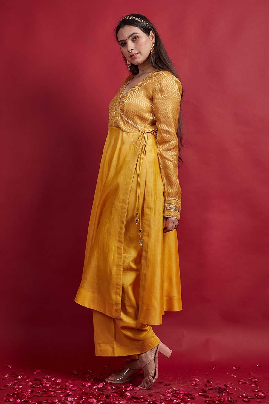 Turmeric Yellow Anarkali Kurta Set