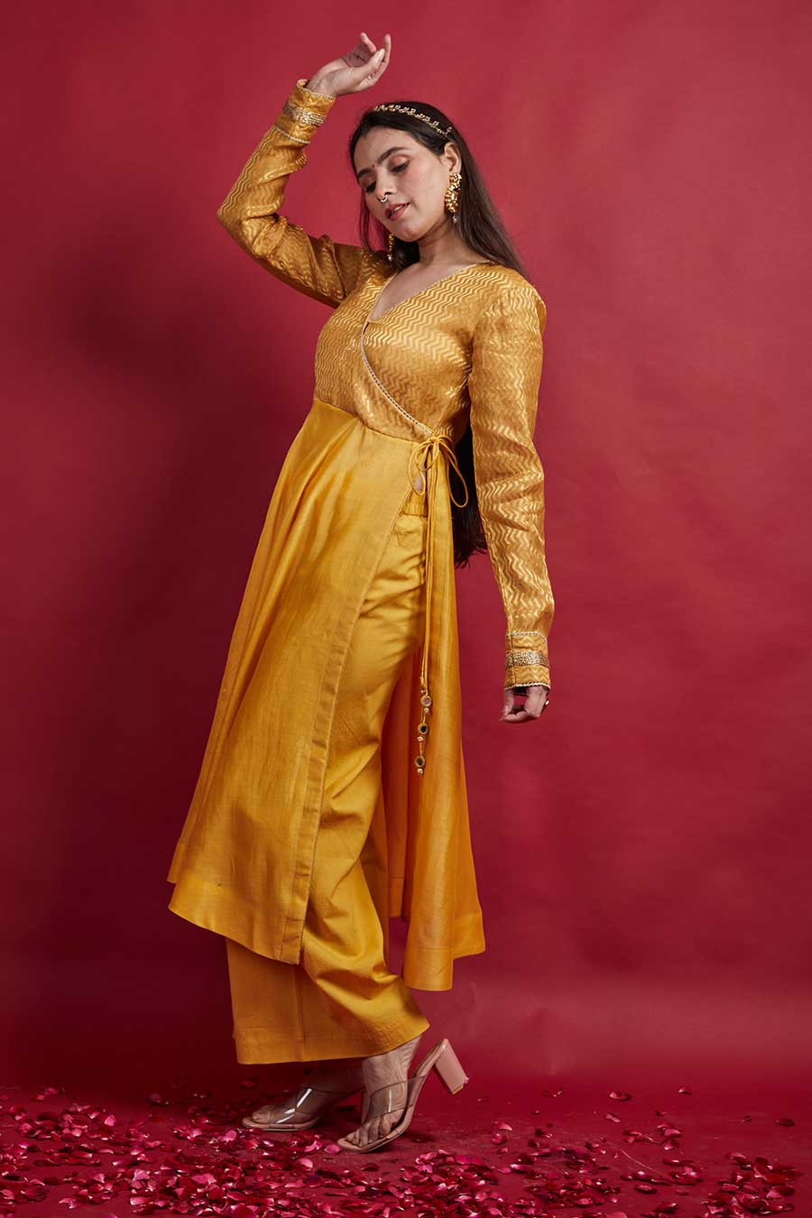 Turmeric Yellow Anarkali Kurta Set