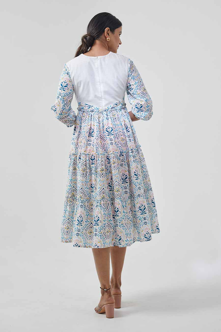 Printed Tiered Dress