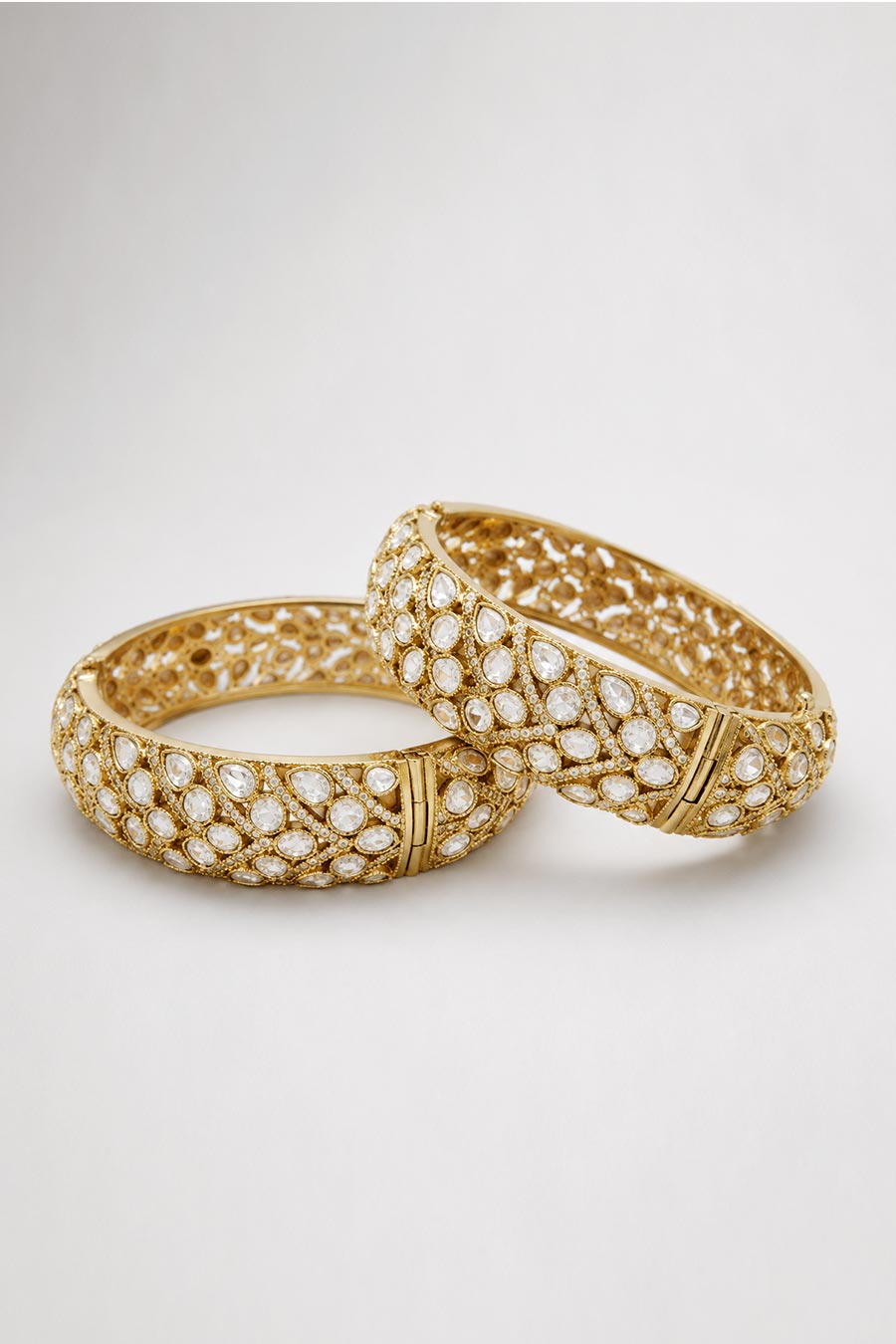 Polki Statement Kada Set