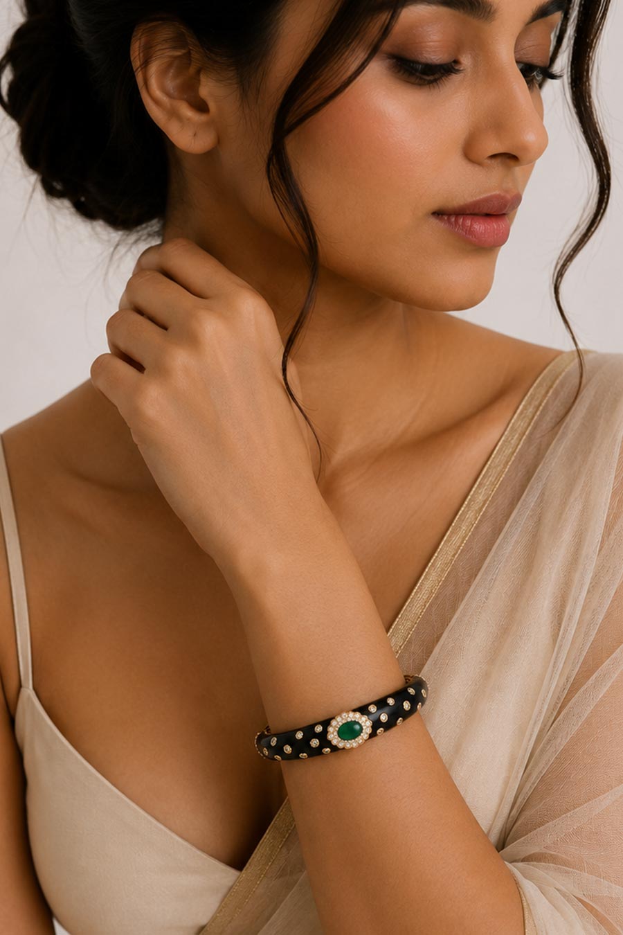 Emerald Green Statement Kada Set