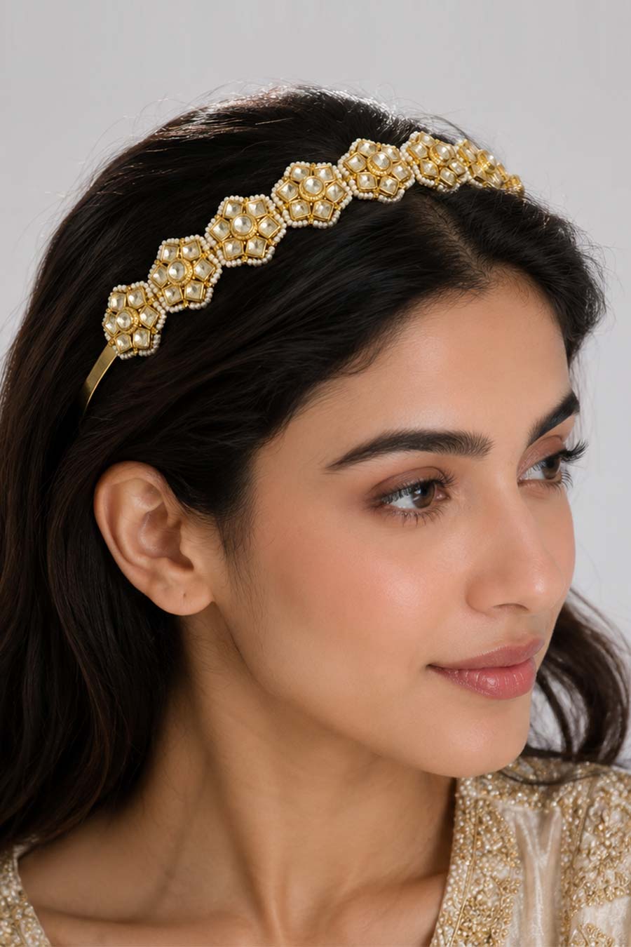 Polki Floral Headband