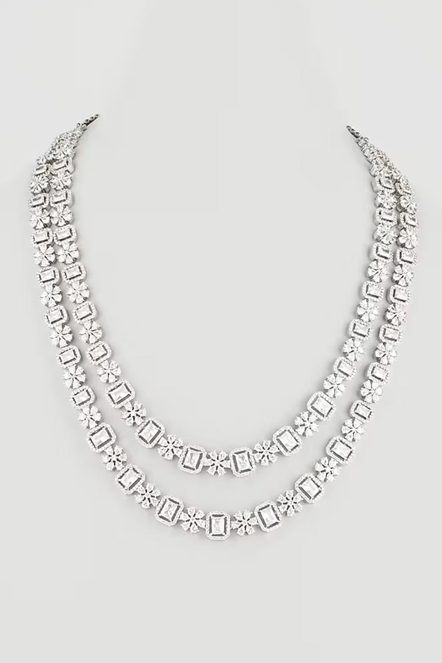 Silver Layered Necklace