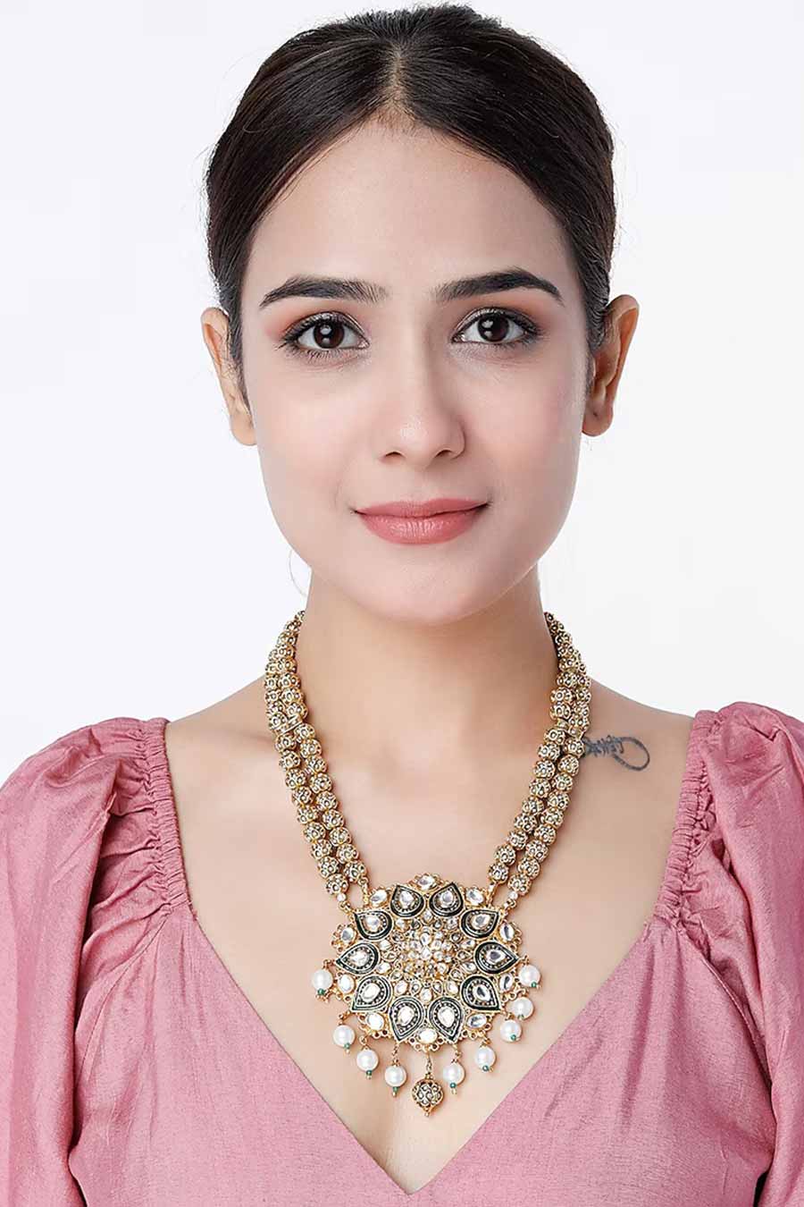 Kundan Polki & Pearl Necklace