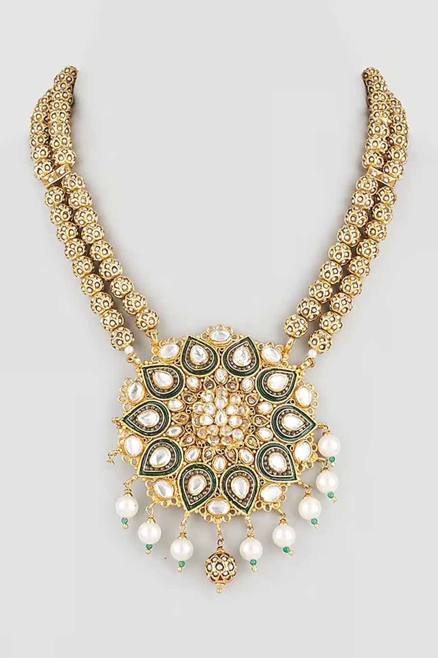 Kundan Polki & Pearl Necklace