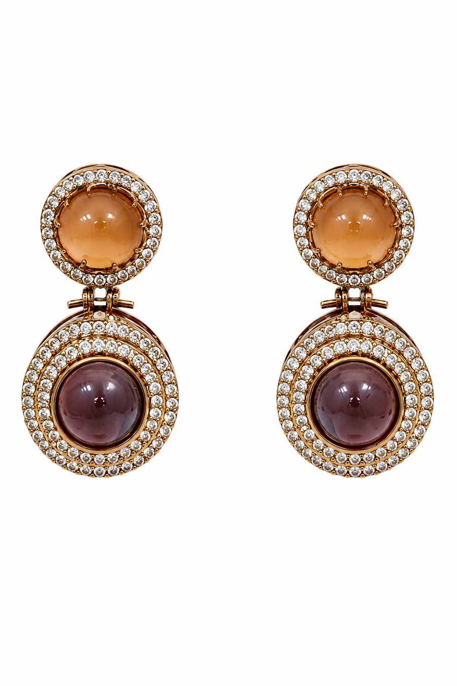 Multicolour Semi-Precious Necklace & Earrings Set