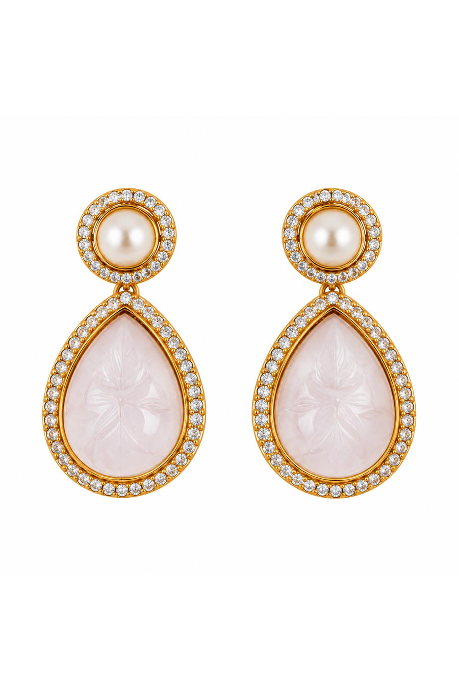 Multicolour Semi-Precious Stone Necklace & Earrings Set