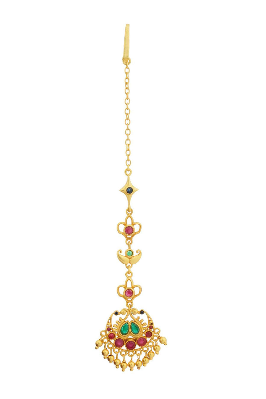 Regal Crown Maang Tikka & Maatha Patti Set