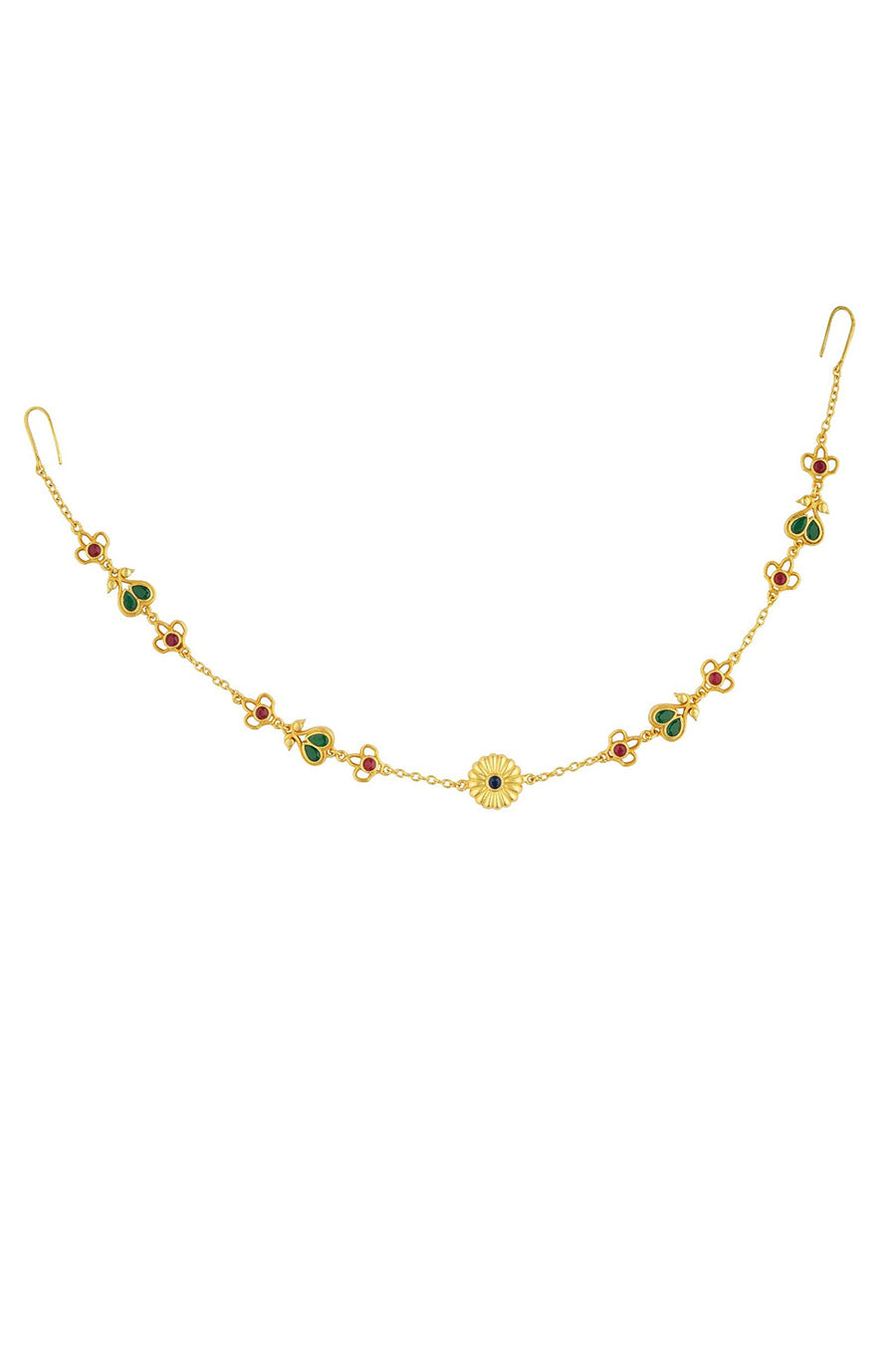 Regal Crown Maang Tikka & Maatha Patti Set