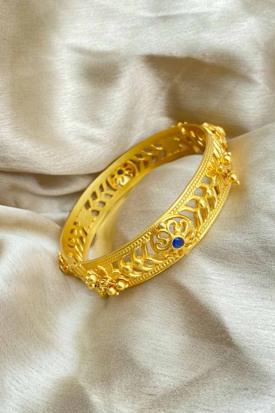 Gulzaar 22kt Gold Plated Kada Bangle