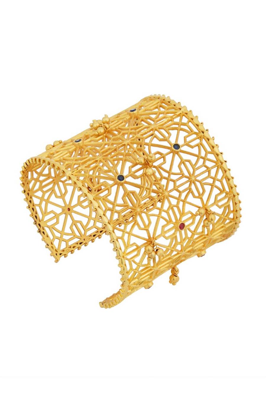 Grace in Gold 22kt Gold Plated Cuff Bracelet
