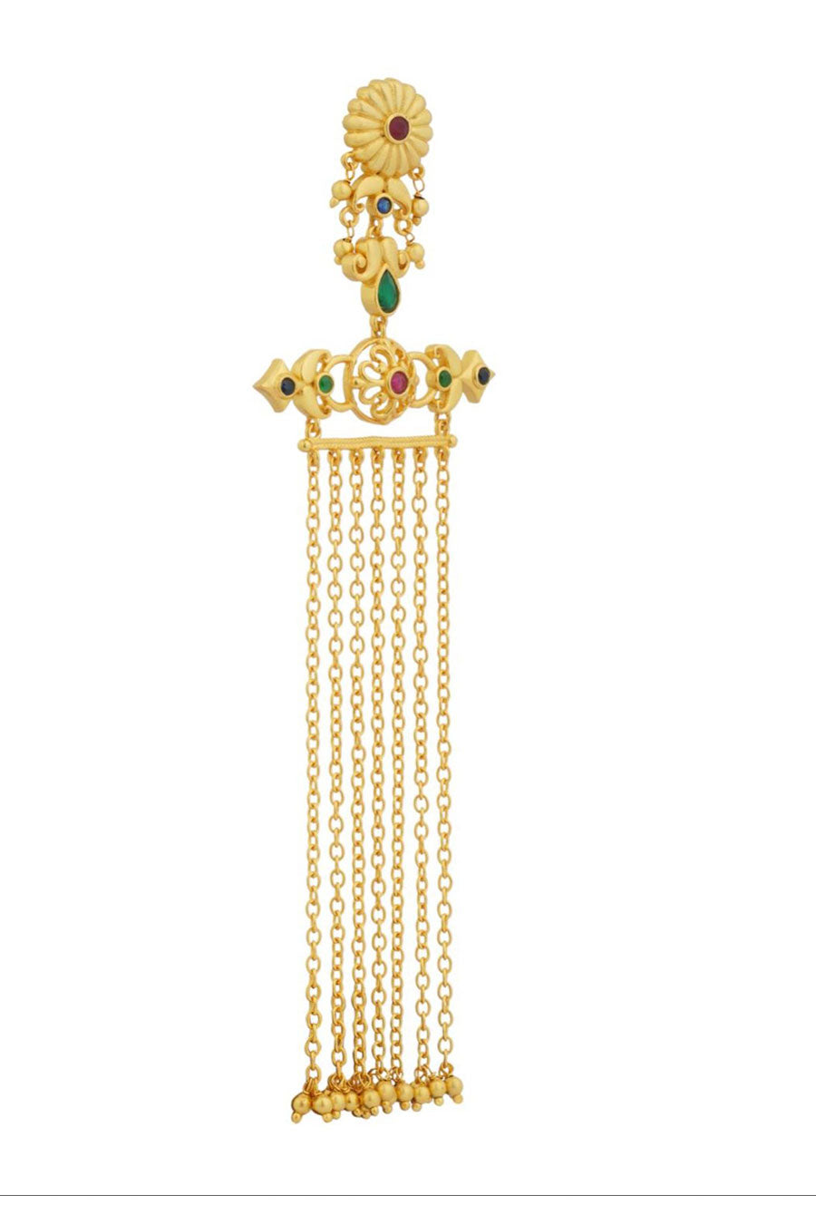 Veil of Glamour 22kt Gold Plated Earrings