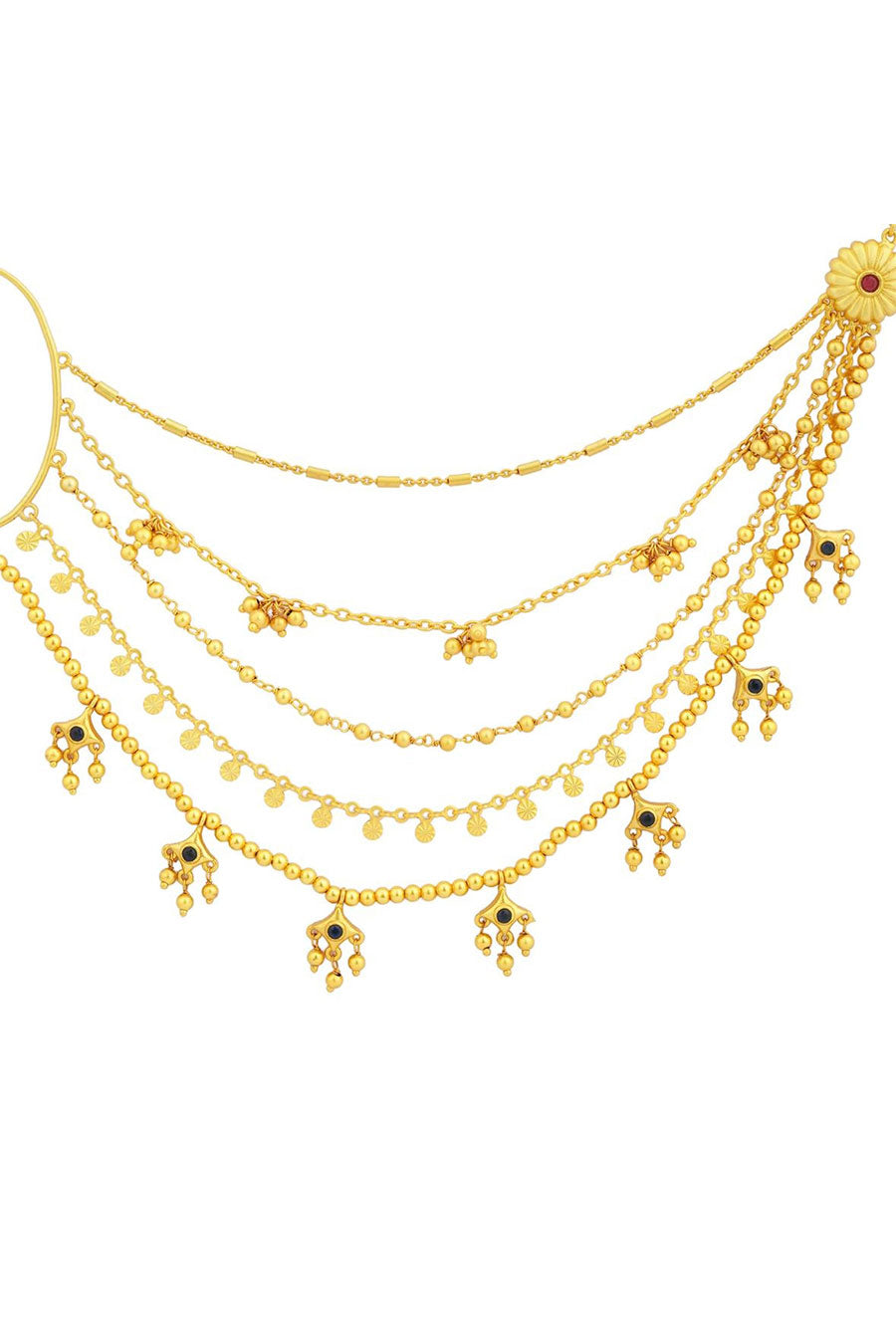 Chains of Glamour 22kt Gold Plated Ear Cuffs