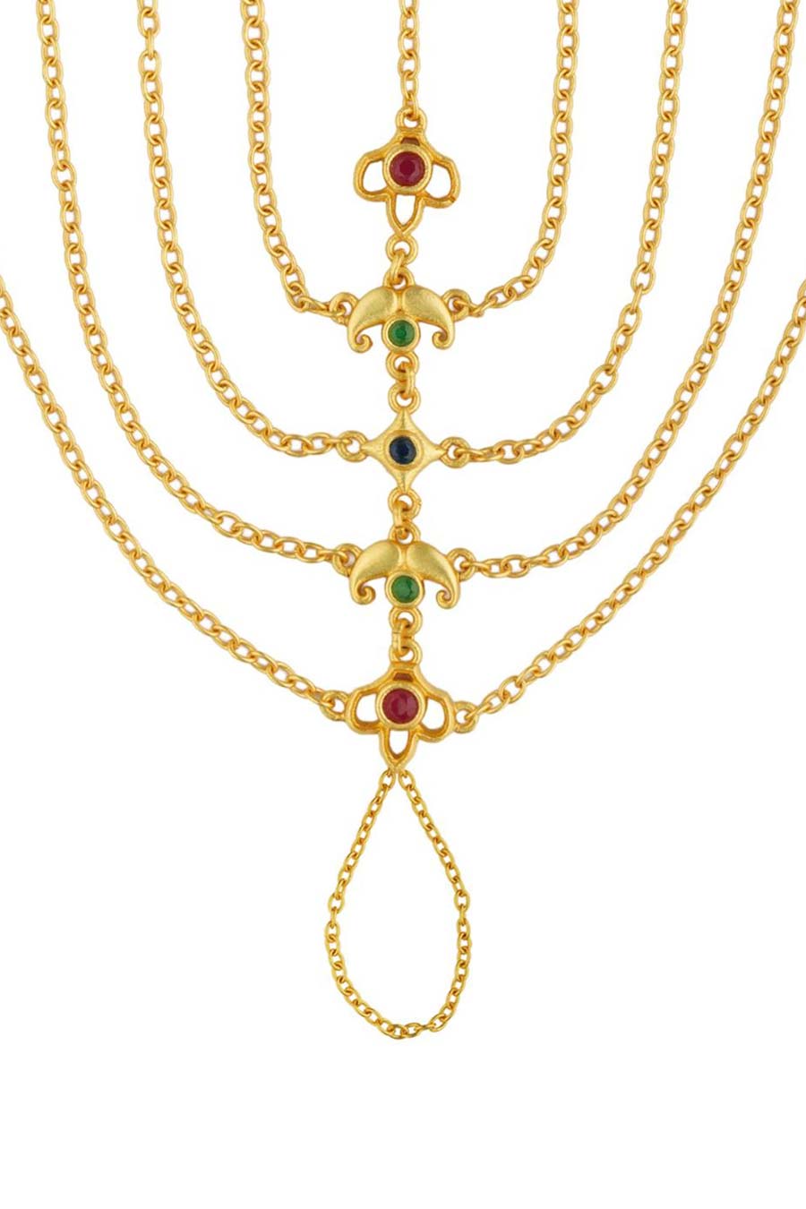 Net of Gold 22kt Gold Plated Haathphool