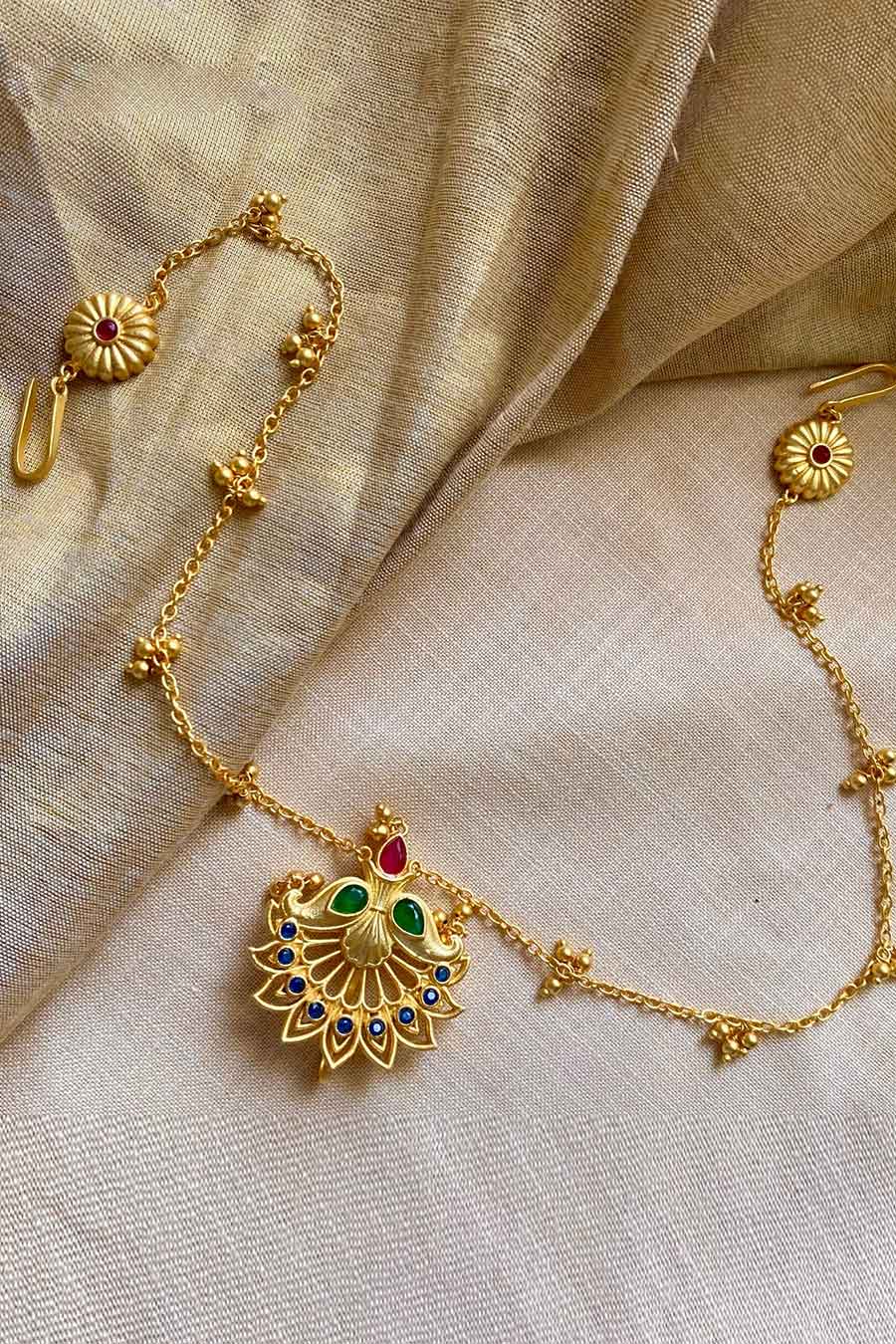 Peacock's Pride 22kt Gold Plated Juda Pin