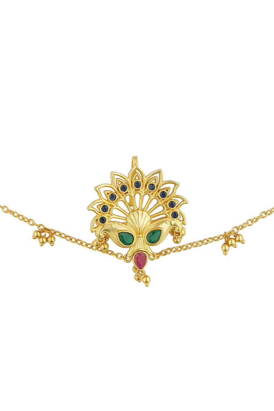 Peacock's Pride 22kt Gold Plated Juda Pin