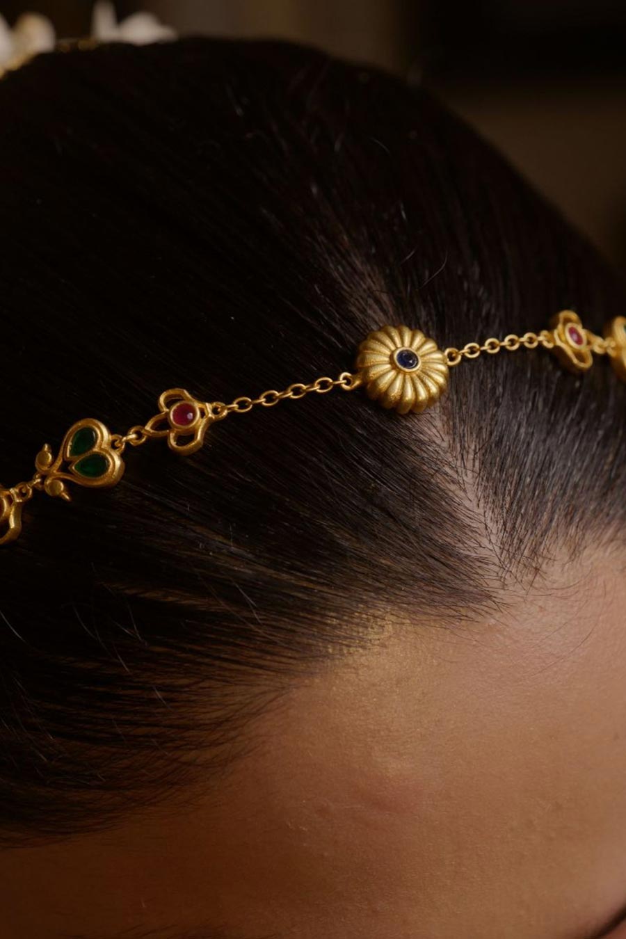 Blossoms of Wonder 22kt Gold Plated Maatha Patti