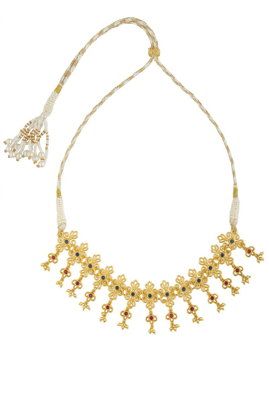 Glorious Glory 22kt Gold Plated Choker Necklace