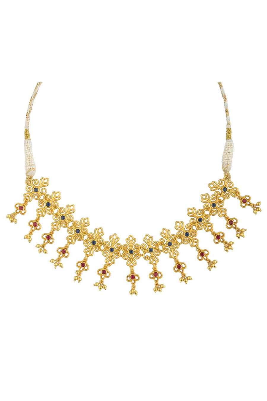 Glorious Glory 22kt Gold Plated Choker Necklace