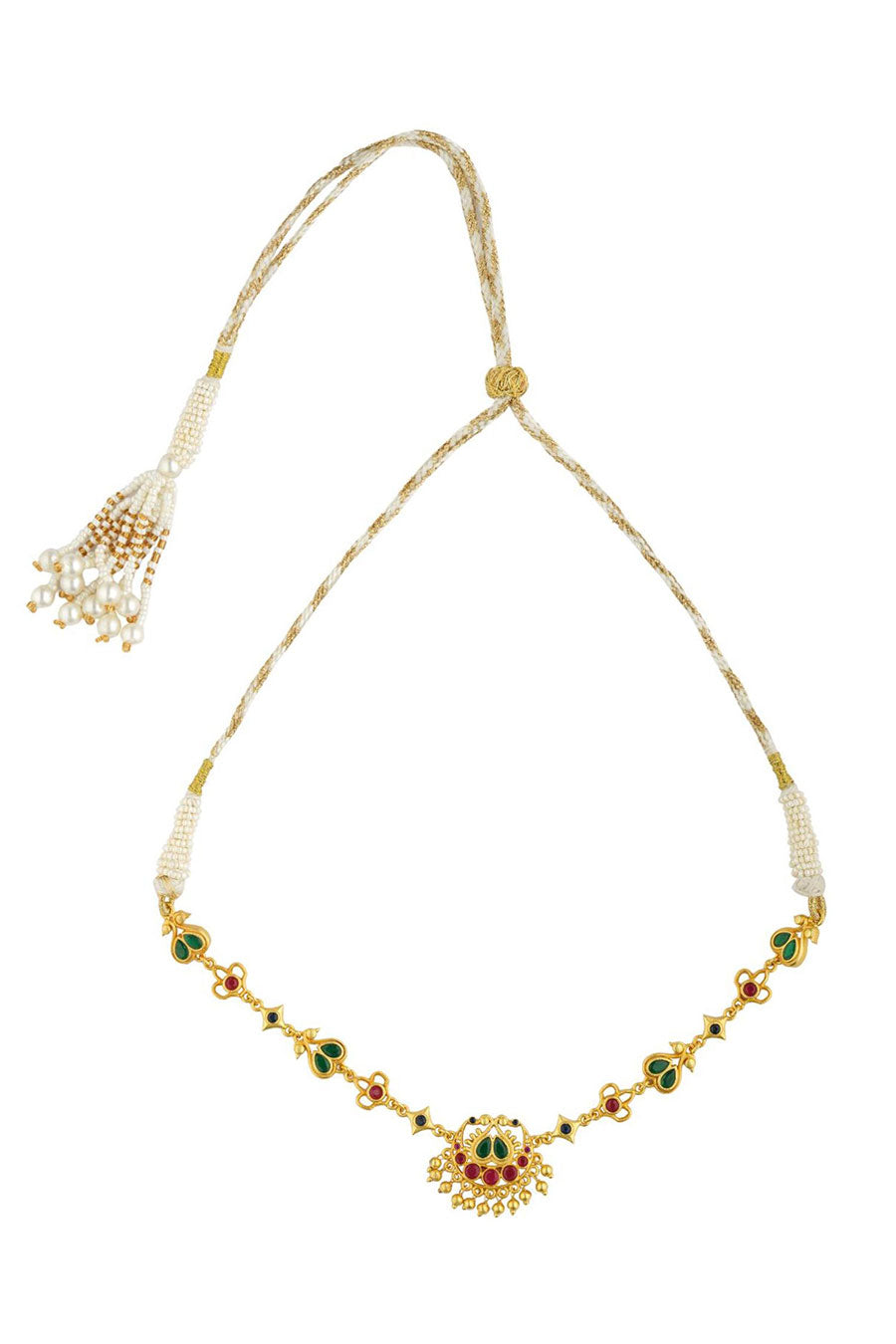 Whispers of Time 22kt Gold Plated Necklace