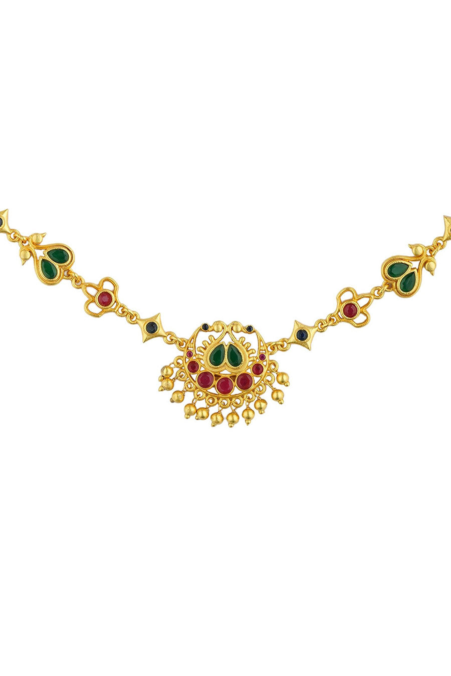 Whispers of Time 22kt Gold Plated Necklace