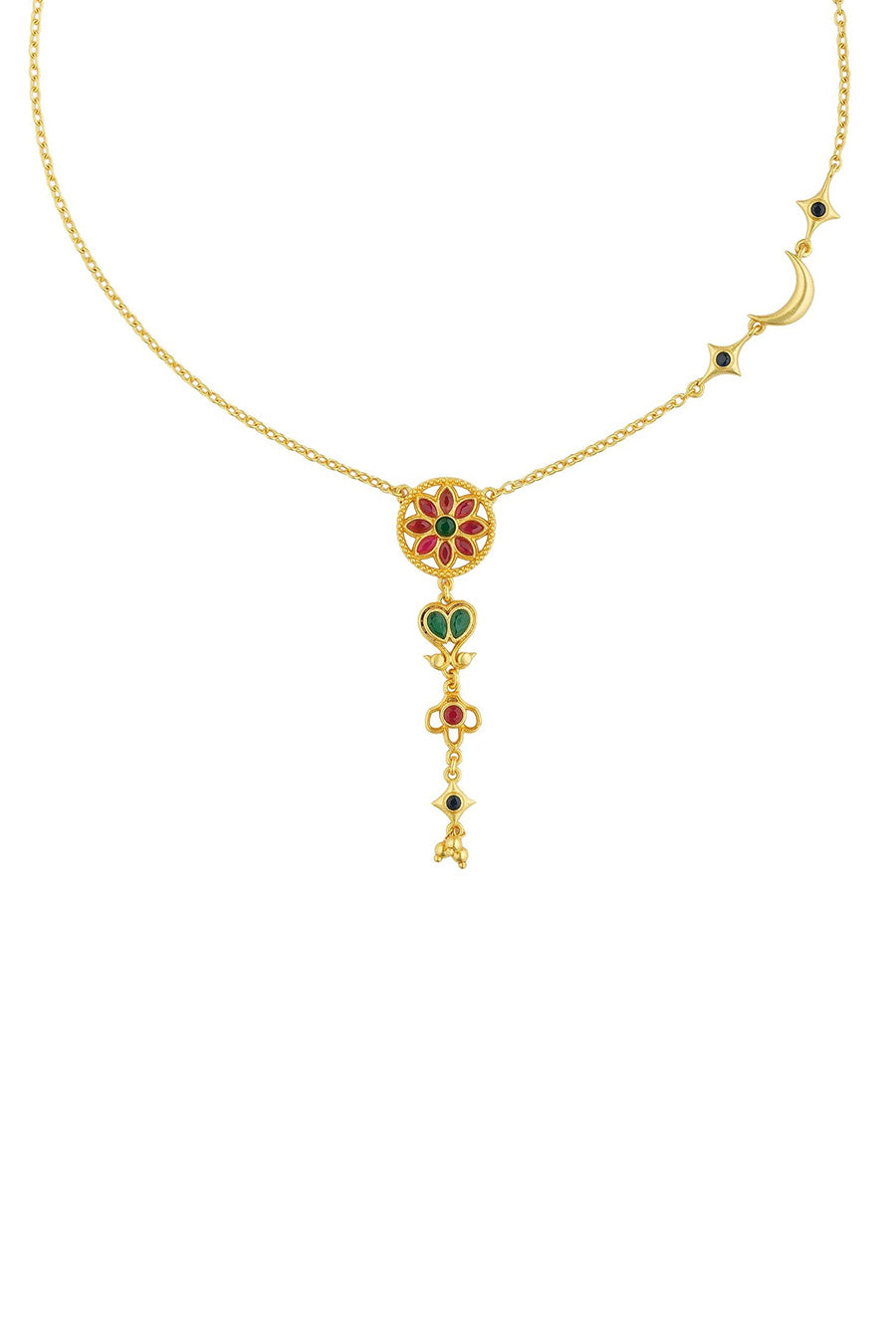 Chaand Bahaar 22kt Gold Plated Long Necklace