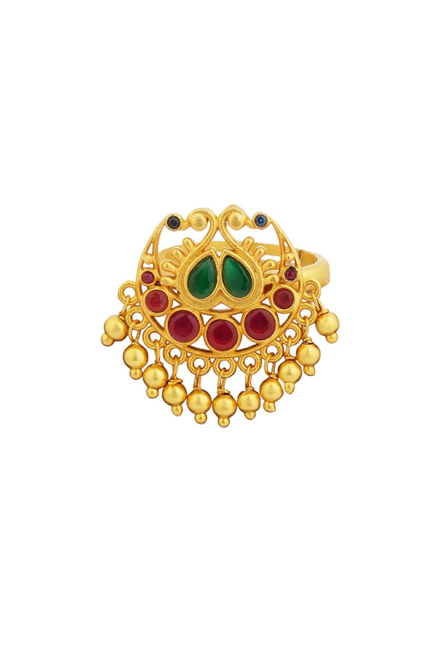 Noor-e-Chaand 22kt Gold Plated Ring
