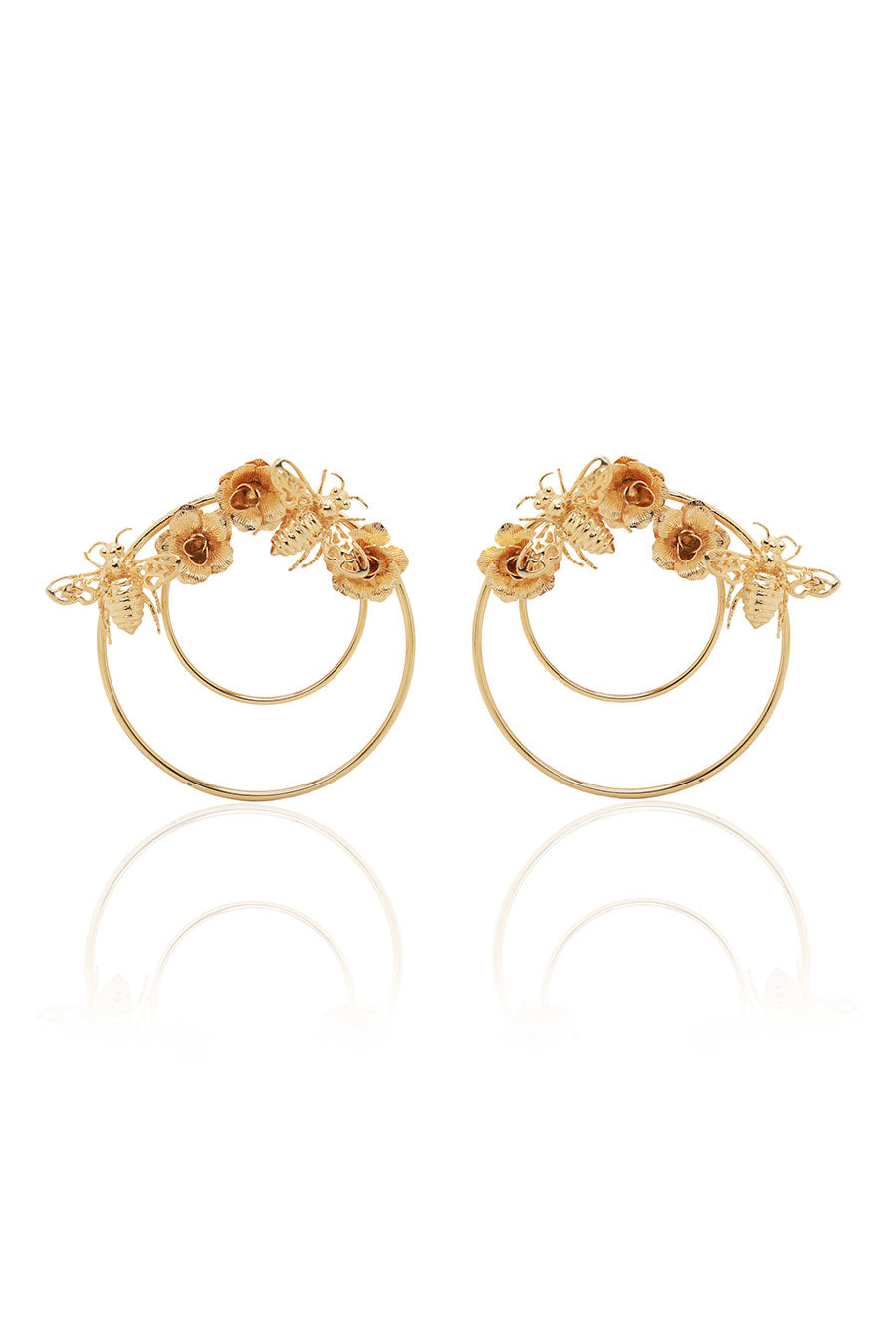Clochette Bees Hoops Earrings
