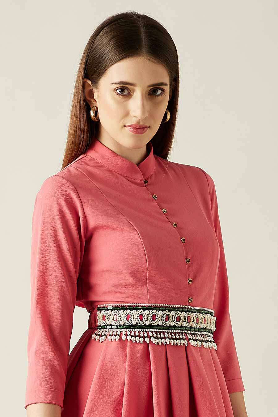 Bead & Pearl Hand Embroidered Belt