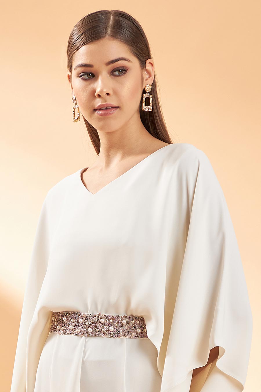 Pearl & Sequin Hand Embroidered Belt